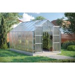 POLIKARBONATNI RASTLINJAK VITAVIA URAN 11500 HKP 6 MM ALUMINIJ 246X257X445 - slika 3