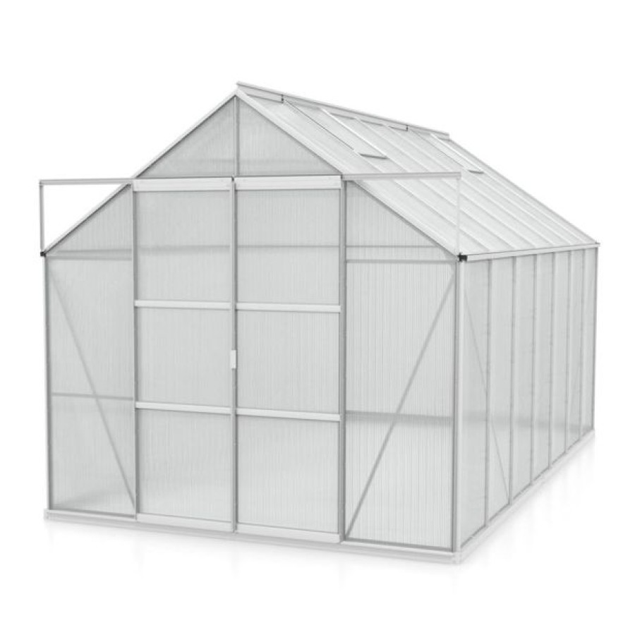 POLIKARBONATNI RASTLINJAK VITAVIA URAN 11500 HKP 6 MM ALUMINIJ 246X257X445 - slika 4