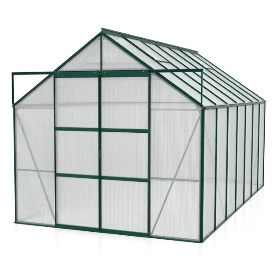 POLIKARBONATNI RASTLINJAK VITAVIA URAN 11500 HKP 6 MM SMARAGDNA 246X257X445 - slika 4