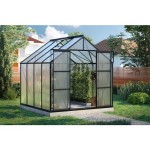 POLIKARBONATNI RASTLINJAK VITAVIA URAN 6700 HKP 4 MM ČRNA 246X257X258 - slika 2