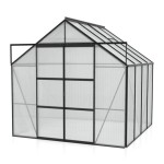 POLIKARBONATNI RASTLINJAK VITAVIA URAN 6700 HKP 4 MM ČRNA 246X257X258 - slika 3