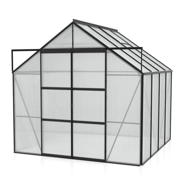 polikarbonatni-rastlinjak-vitavia-uran-6700-hkp-4-mm-crna-246x257x258-3448977-2 POLIKARBONATNI RASTLINJAK VITAVIA URAN 6700 HKP 4 MM ČRNA 246X257X258 - slika 3