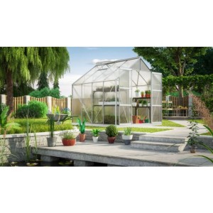POLIKARBONATNI RASTLINJAK VITAVIA URAN 6700 HKP 6 MM ALUMINIJ 246X257X258