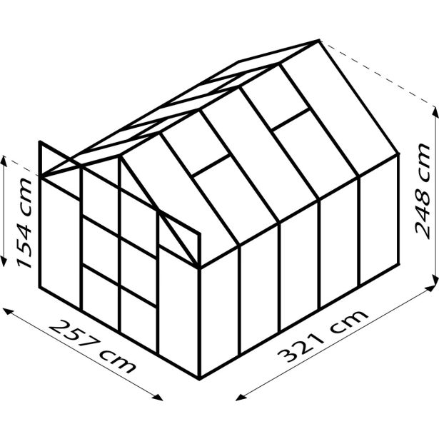 polikarbonatni-rastlinjak-vitavia-uran-8300-hkp-4-mm-aluminij-246x257x321-3448955-2 RASTLINJAK, VOTLE PLOŠČE VITAVIA URAN 8300 HKP 4 MM ALUMINIJ 246X257X321 - slika 6