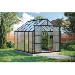 POLIKARBONATNI RASTLINJAK VITAVIA URAN 8300 HKP 4 MM ČRNA 246X257X321 - slika 2