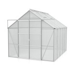 POLIKARBONATNI RASTLINJAK VITAVIA URAN 8300 HKP 6 MM ALUMINIJ 246X257X321 - slika 2