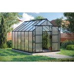 POLIKARBONATNI RASTLINJAK VITAVIA URAN 9900 HKP 4 MM ČRNA 246X257X383 - slika 2