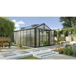 POLIKARBONATNI RASTLINJAK VITAVIA ZEUS COMFORT 13800 VP10MM ČRNA 2.6X5.4M