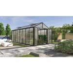 POLIKARBONATNI RASTLINJAK VITAVIA ZEUS COMFORT 15700 VP10MM ČRNA 2.6X6.1M