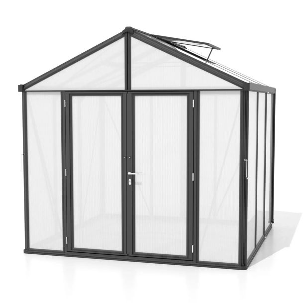 polikarbonatni-rastlinjak-vitavia-zeus-comfort-6200-hkp10mm-crna-258x242x250-3448992-3 POLIKARBONATNI RASTLINJAK VITAVIA ZEUS COMFORT 6200 HKP10MM, ČRNA 258X242X250 - slika 4