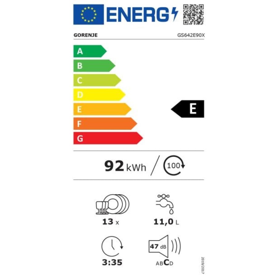 POMIVALNI STROJ GORENJE GS642E90X - slika 3