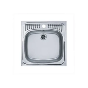 Pomivalno korito B130 . Inox pomivalno korito B130 je vgradno. Minimalna širina omarice je 45 cm. Velikost posode je 34 x 40 x 16. Dimenzija: - D: 46,5 cm x