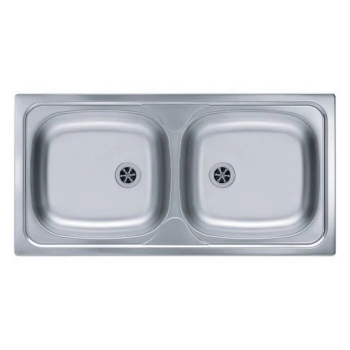 Pomivalno korito B70 . Inox pomivalno korito B70 je vgradno. Korito ima dve posodi. Postavitev korita je univerzalna (levo ali desno). Minimalna širina