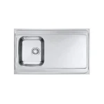 Pomivalno korito CP 70 nasadni . Inox pomivalno korito CP70 je nasadno. Korito ima odlagalno površino. Postavitev korita je univerzalna (levo ali desno).