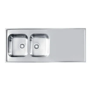 Pomivalno korito CP110 . Inox pomivalno korito CP 110 je nasadno. Korito ima dve posode in odlagalno površino. Postavitev korita je univerzalna (levo ali