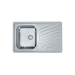 Pomivalno korito E30 . Inox pomivalno korito E 30 je vgradno. Korito ima odlagalno površino. Postavitev korita je univerzalna (levo ali desno). Dimenzija: -