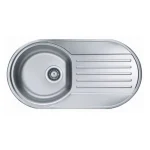 Pomivalno korito F 40 . Inox pomivalno korito F40 je vgradno. Postavitev korita je univerzalna (levo ali desno). Minimalna širina omarice je 45 cm. Velikost