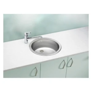 Pomivalno korito F10 . Inox pomivalno korito F 10 je vgradno. Postavitev korita je univerzalna (levo ali desno). Minimalna širina omarice je 45 cm. Velikost