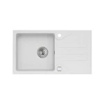 Pomivalno korito G30 . Pomivalno korito G30 je narejeno iz granitala. Korito je vgradno. Minimalna širina omarice je 50 cm. Postavitev kotrita je univerzalana