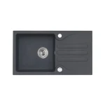 Pomivalno korito G30 . Pomivalno korito G30 je narejeno iz granitala. Korito je vgradno. Minimalna širina omarice je 50 cm. Postavitev kotrita je univerzalana