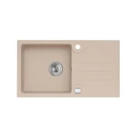 Pomivalno korito G30 . Pomivalno korito G30 je narejeno iz granitala. Korito je vgradno. Minimalna širina omarice je 50 cm. Postavitev kotrita je univerzalana