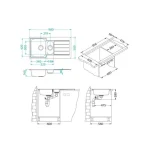 Pomivalno korito LN10 . Inox pomivalno korito LN 10 je vgradno. Korito ima dve posodi, eno večjo in eno manjšo ter odlagalno površino. Postavitev korita je