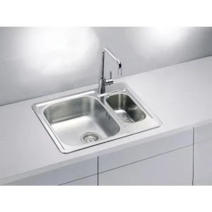 Pomivalno korito LN50 . Inox pomivalno korito LN 50 je vgradno. Korito ima dve posodi, eno večjo in eno manjšo. Postavitev korita je univerzalna (levo ali