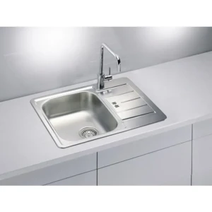 Pomivalno korito LN60 . Inox pomivalno korito LN 60 je vgradno. Korito ima eno posodo, ter odlagalno površino. Postavitev korita je univerzalna (levo ali