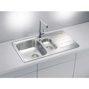 Pomivalno korito LN70 . Inox pomivalno korito LN 70 je vgradno. Korito ima dve posodi, eno večjo in eno manjšo, ter odlagalno površino. Postavitev korita je