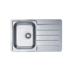 Pomivalno korito LN80 . Inox pomivalno korito LN 80 je vgradno. Korito ima odlagalno površino. Minimalna širina omarice je 45 cm. Korito vsebuje sifon.