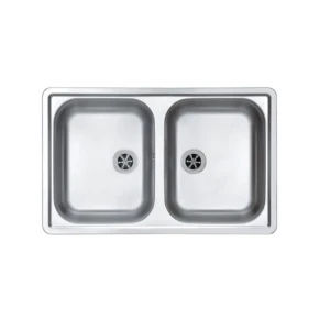 Pomivalno korito LN90 . Inox pomivalno korito LN 90 je vgradno. Korito ima dve posodi. Postavitev korita je univerzalna (levo ali desno). Minimalna širina