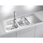 Pomivalno korito OLIMPUS . Inox pomivalno korito OLIMPUS je dimenzije 116 cm x 50 cm. Korito že ima odprtino za kuhinjsko ročno armatur. Vrhunska kakovost,