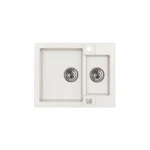 Pomivalno korito R80 . Pomivalno korito R80 je narejeno iz granitala. Korito je vgradno. Minimalna širina omarice je 60 cm. Postavitev kotrita je univerzalana