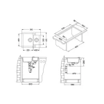 Pomivalno korito R80 - slika 7