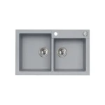 Pomivalno korito R90 . Pomivalno korito R90 je narejeno iz granitala. Korito je vgradno. Minimalna širina omarice je 60 cm. Postavitev kotrita je univerzalana