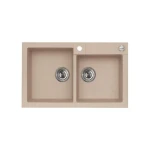 Pomivalno korito R90 . Pomivalno korito R90 je narejeno iz granitala. Korito je vgradno. Minimalna širina omarice je 60 cm. Postavitev kotrita je univerzalana