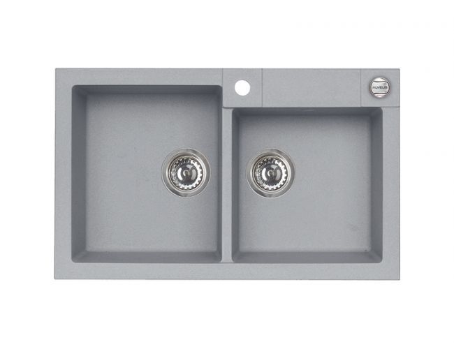 Pomivalno korito R90 je narejeno iz granitala. Korito je vgradno. Minimalna širina omarice je 60 cm. Postavitev kotrita je univerzalana (levo ali desno).