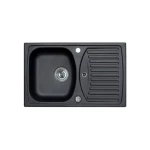 Pomivalno korito RE 30 . Pomivalno korito RE30 je narejeno iz granitala. Korito je vgradno. Minimalna širina omarice je 50 cm. Postavitev kotrita je