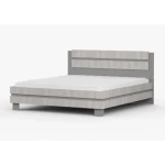 Postelja AKI . Postelja AKI je odlična postelja, primerna za vsako spalnico. Narejena je iz kvalitetne visokokakovostne laminirane plošče. Postelja ima ABS