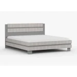 Postelja AKI . Postelja AKI je odlična postelja, primerna za vsako spalnico. Narejena je iz kvalitetne visokokakovostne laminirane plošče. Postelja ima ABS