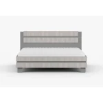 Postelja AKI . Postelja AKI je odlična postelja, primerna za vsako spalnico. Narejena je iz kvalitetne visokokakovostne laminirane plošče. Postelja ima ABS