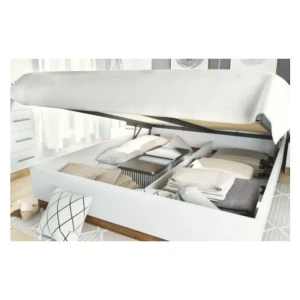 Postelja DANI 140x200 . Postelja DANI je modernega dizajna in brezhibnega izgleda. Postelja je unikatna ker ima pri vzglavju praktično polico na katero lahko