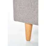 Postelja DORI 160 . Oblazinjena postelja DORI 160 je elegantna, sodobna in kvalitetna. Ogrodje in naslonjalo sta izdelana iz kvalitetne tkanine v sivi barvi,