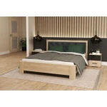 Postelja DULE . Postelja DULE je odlična postelja, primerna za vsako spalnico. Narejena je iz kvalitetne laminirane plošče in ima ABS robove. ABS robovi,