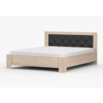 Postelja DULE . Postelja DULE je odlična postelja, primerna za vsako spalnico. Narejena je iz kvalitetne laminirane plošče in ima ABS robove. ABS robovi,