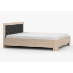 Postelja DULE . Postelja DULE je odlična postelja, primerna za vsako spalnico. Narejena je iz kvalitetne laminirane plošče in ima ABS robove. ABS robovi,