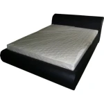 Postelja EMA . Postelja Ema je modernega in elegantnega videza, ki vam bo nudila miren spanec. Vsebuje letveno dno. Podnožje postelje je iz umetnega usnja,