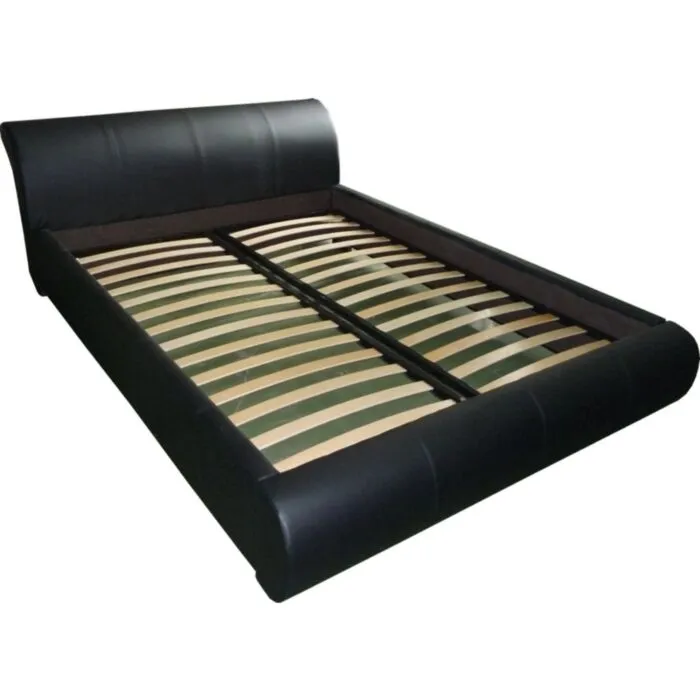 Postelja EMA Postelja EMA . Postelja Ema je modernega in elegantnega videza, ki vam bo nudila miren spanec. Vsebuje letveno dno. Podnožje postelje je iz umetnega usnja,