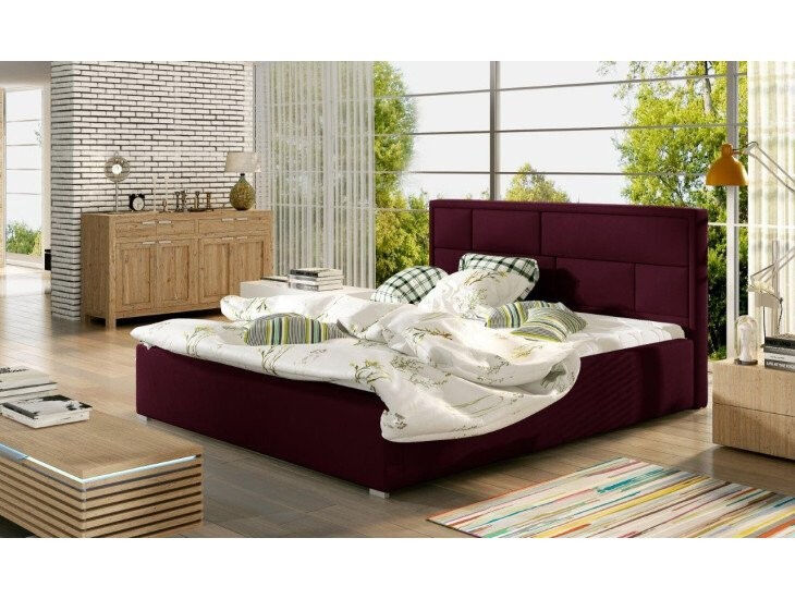 Moderno oblazinjena postelja LATICIJA modernega dizajna vam bo popestrila vaš prostor. Odličen mehanizem vam bo omogočal, da boste lahko posteljnino