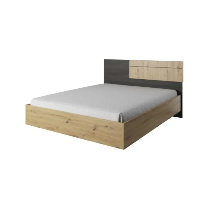 Postelja LAVA 160 x 200 Postelja LAVA 160 x 200 . Postelja LAVA je modernega izgleda s prefinjenimi linijami. Narejena je iz kvalitetne visokokakovostne laminirane plošče debeline